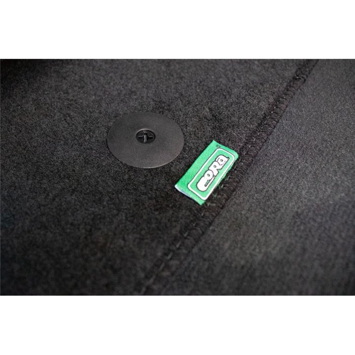 Set 2 bottoni di fissaggio universali tondi con vite per tappeti