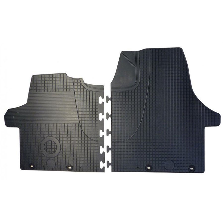 Tappeti gomma anteriori VOLKSWAGEN T5 California/Caravelle/Multivan/Transporter 03˃10