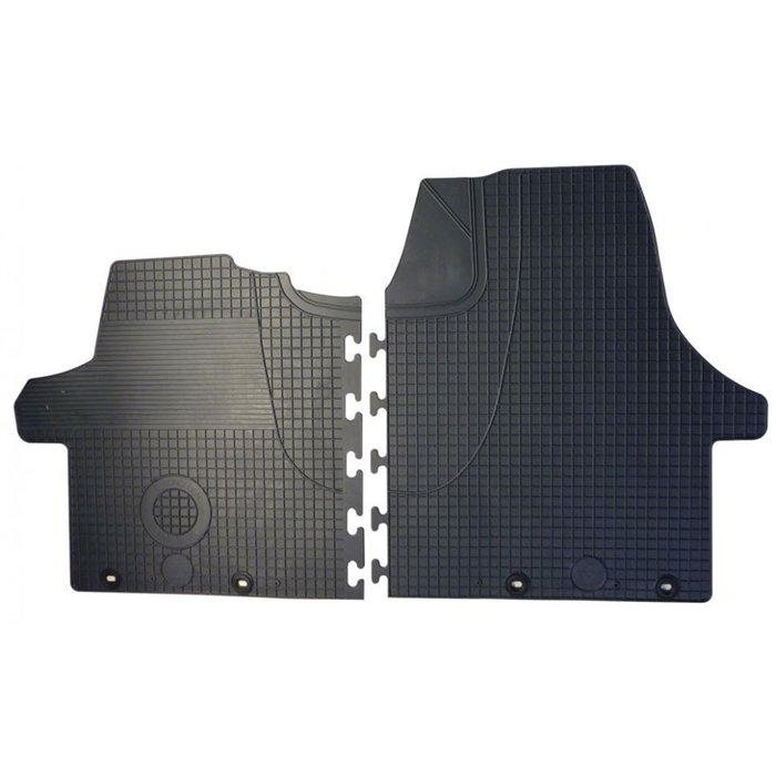 Tappeti gomma anteriori VOLKSWAGEN T5 California/Caravelle/Multivan/Transporter 03˃10