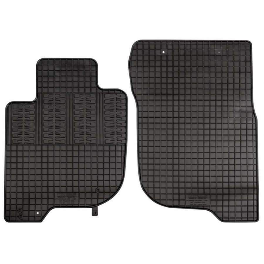 Tappeti gomma FIAT Fullback 2p. 16˃ - MITSUBISHI L200 2p. 15˃19, 19˃ (cabina singola)