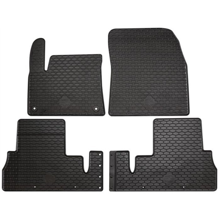 Tappeti TPE CITROEN Berlingo 18˃ - OPEL Combo E Life 18˃ - PEUGEOT Rifter 18˃  5 posti (fix tondo)