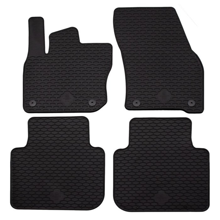 Tappeti TPE SKODA Kodiaq 24˃ / VOLKSWAGEN Tayron 24˃ (5 posti) (ibride mild e ricaricabili)