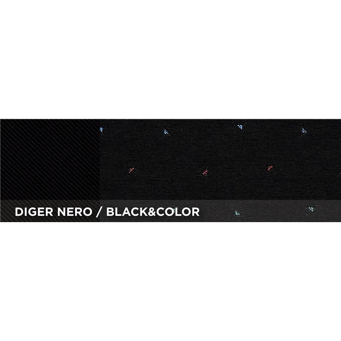 Coprisedili anteriori Fast&Smart tg. speciale tess. misto cotone nero/black&color
