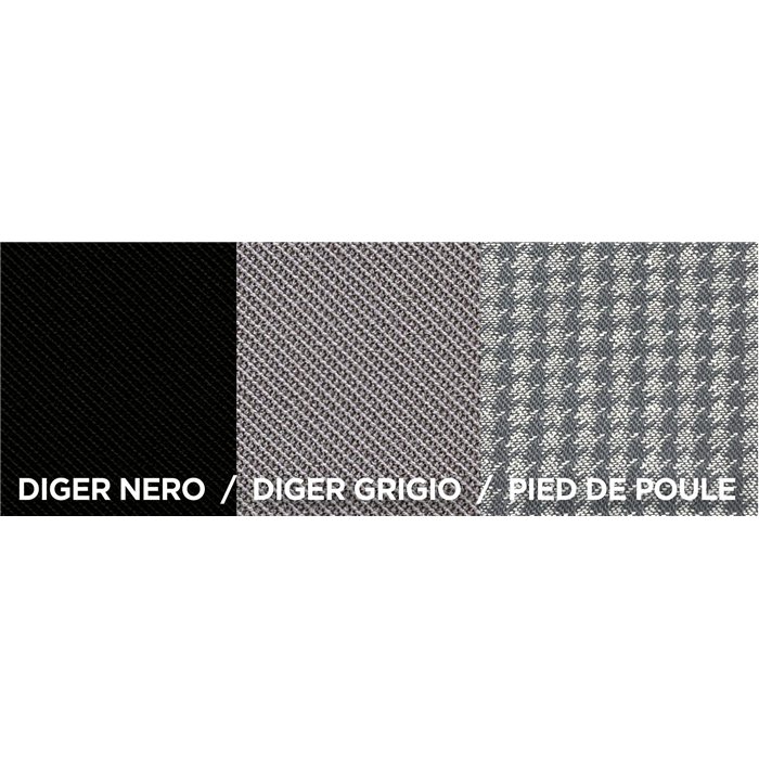 CP.ANT.FIAT 500 IBRIDA DIGER NERO/GRIGIO/PIED-DE-POULE