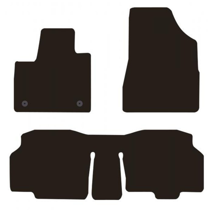 Tappeti moquette Tailor MERCEDES Citan Tourer 21˃ / Classe T 22˃ - NISSAN Townstar 5p. 21˃