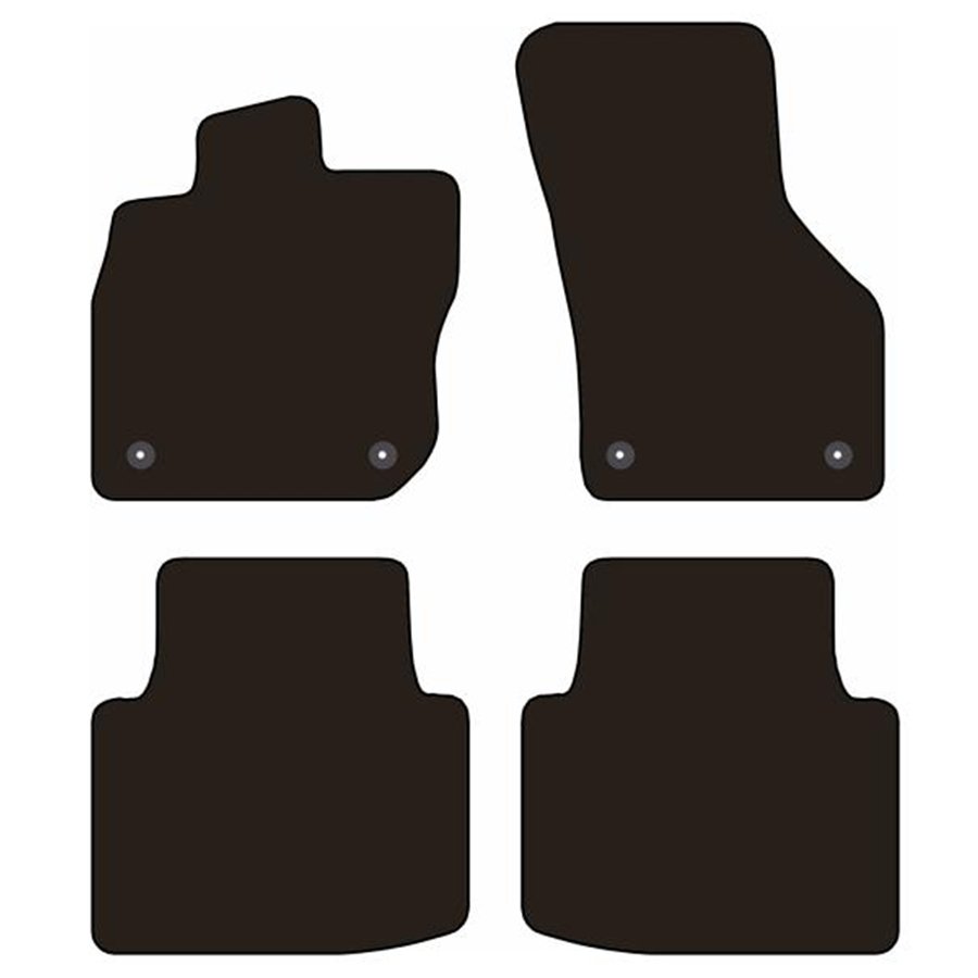 Tappeti moquette Tailor SKODA Superb IV SW 24˃ - VOLKSWAGEN Passat B9 S.W. 23˃
