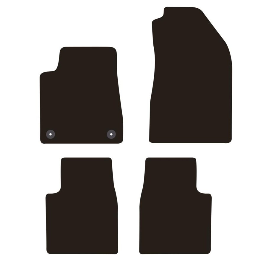 Tappeti moquette Tailor CITROEN C3 Aircross 24˃ (no ibrida ed elettrica)