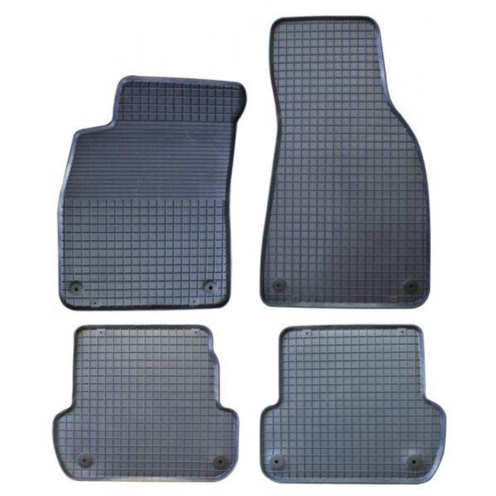 Tappeti gomma AUDI A4 4p. 01˃07 e Avant  01˃08, A4 Cabrio 02˃09 - SEAT Exeo 4p. e ST SW 09˃