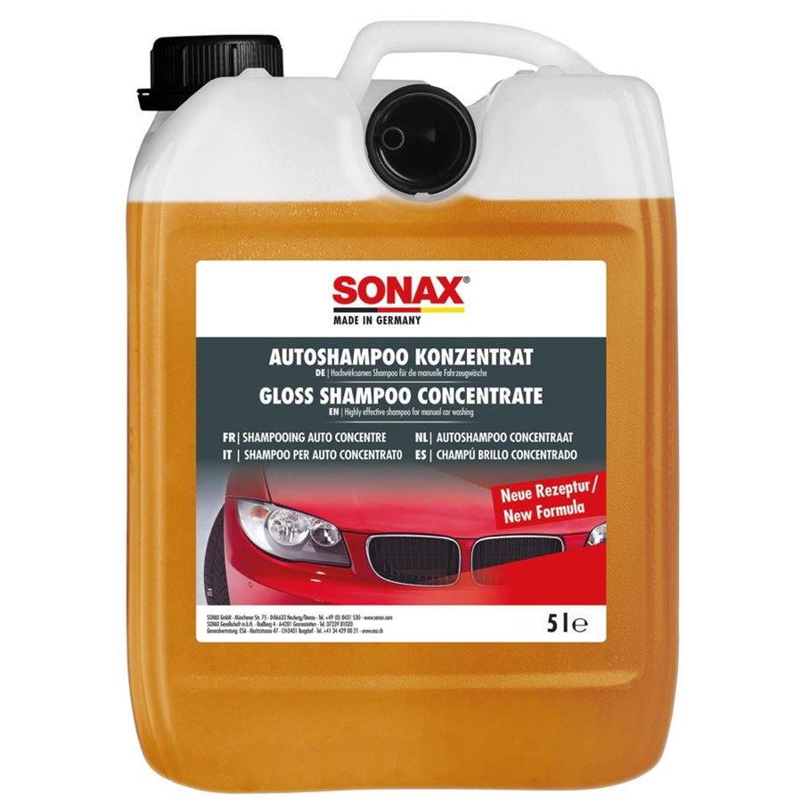 SONAX SHAMPOO PER AUTO CONCENTRATO TANICA 5L