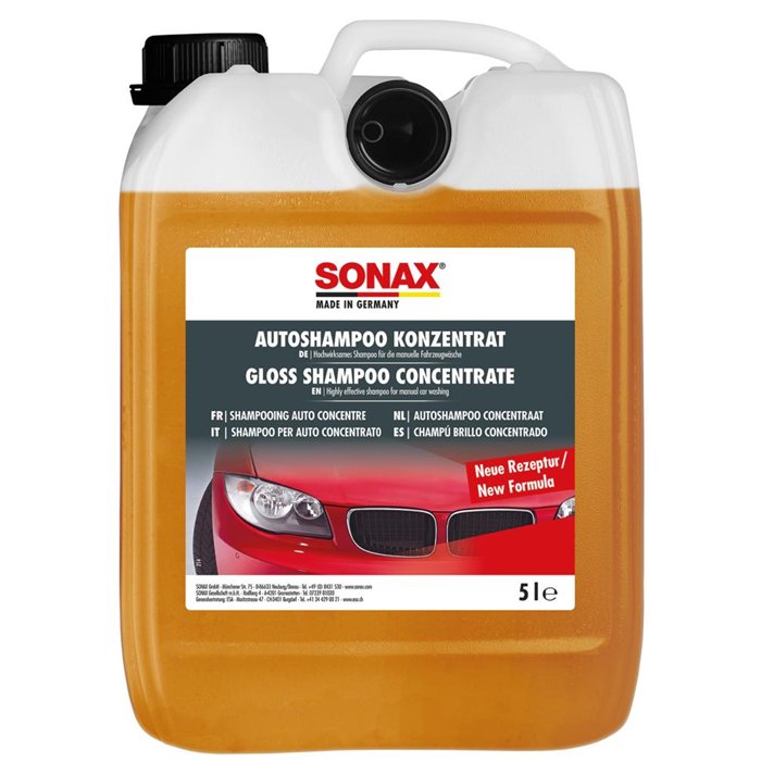 SONAX SHAMPOO PER AUTO CONCENTRATO TANICA 5L