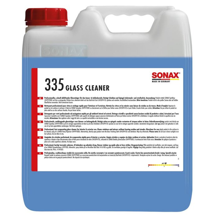 SONAX GLASS CLEANER BLU TANICA 10L
