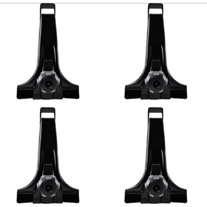 Set 4 piedi da grondina 20 cm per barre portatutto SquareBar