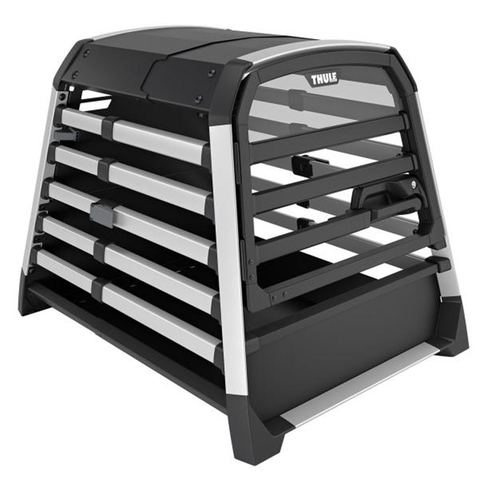 Kennel trasporto cani in auto Allax M con soglia