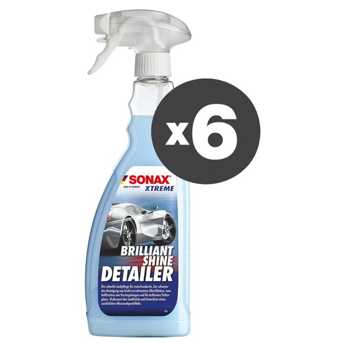 Conf. 6 pz Xtreme Brilliant shine detailer 750 mL