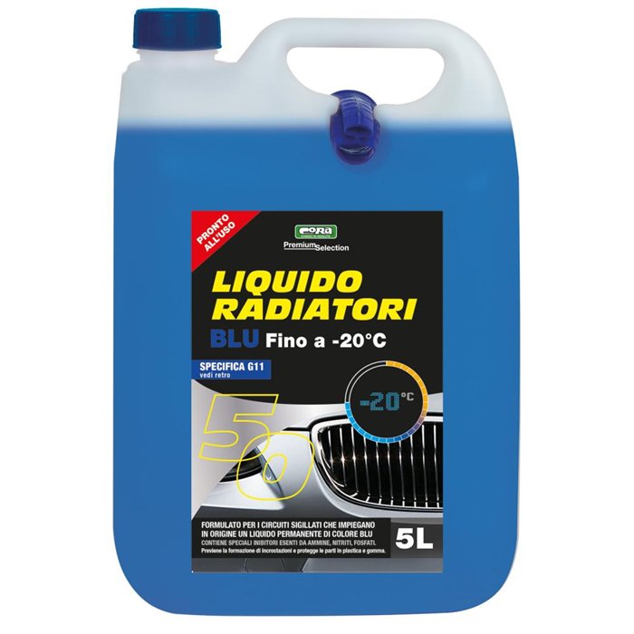 1 PZ LIQUIDO RADIATORI PRONTO -20°C BLU 5L
