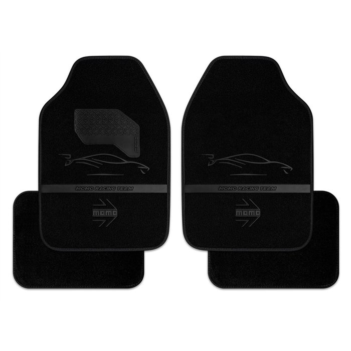 MOMO TAPPETI AUTO RACING BLACK EDIT. 4 PZ