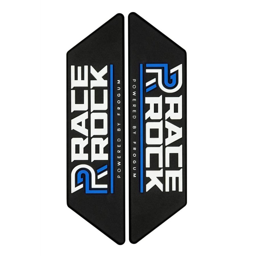 COPPIA EMBLEMI RACE ROCK TPE BLU