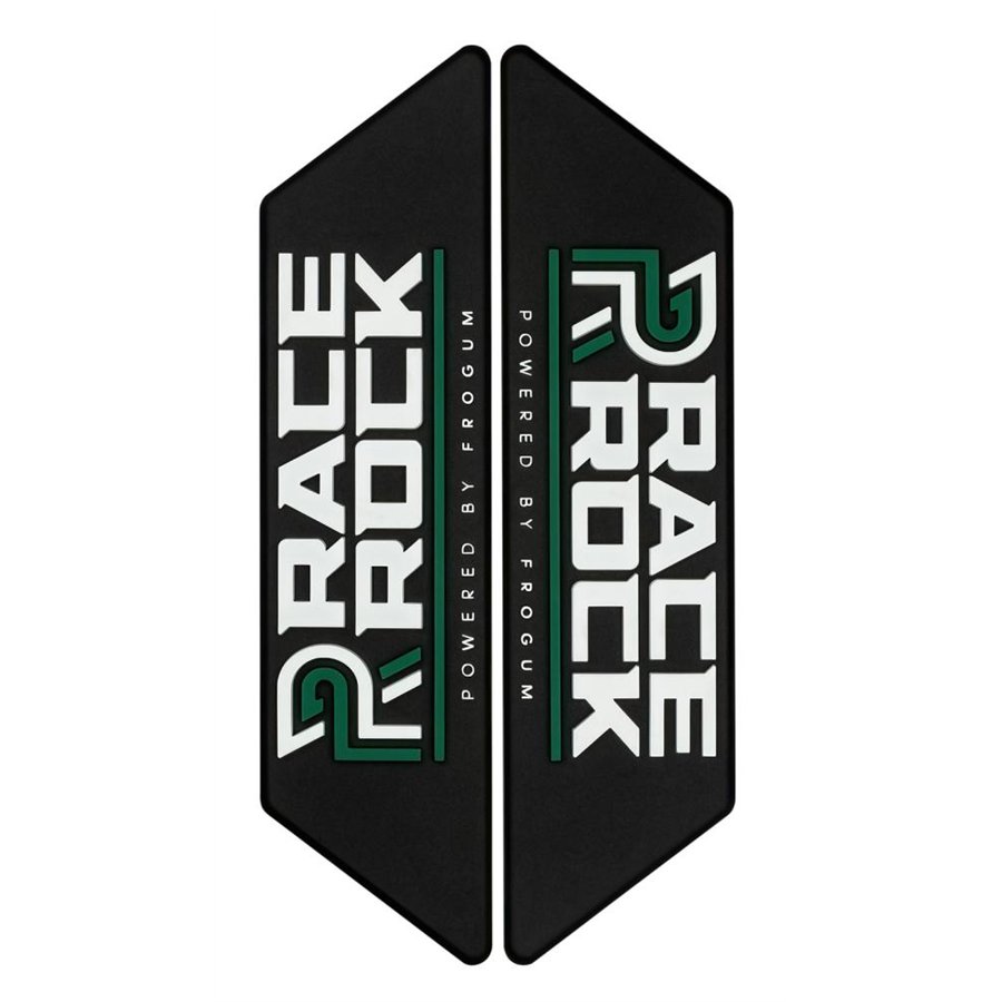 COPPIA EMBLEMI RACE ROCK TPE VERDE