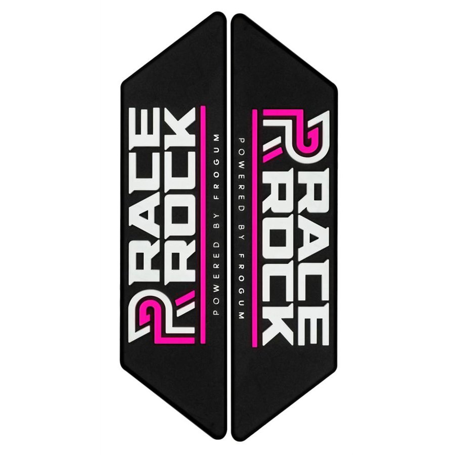 COPPIA EMBLEMI RACE ROCK TPE ROSA