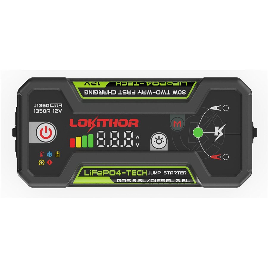 LOKITHOR AVVIATORE LITIO LiFePO4 12V 1350A