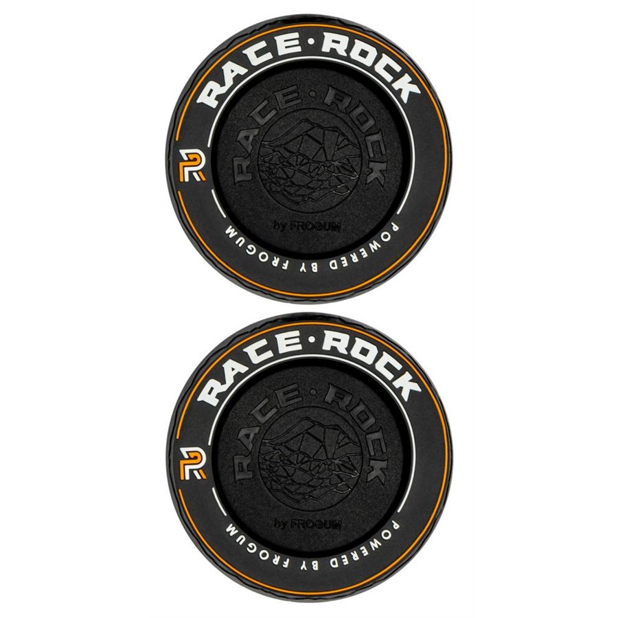 COPPIA ANELLI RACE ROCK VELOUR ARANCIONE