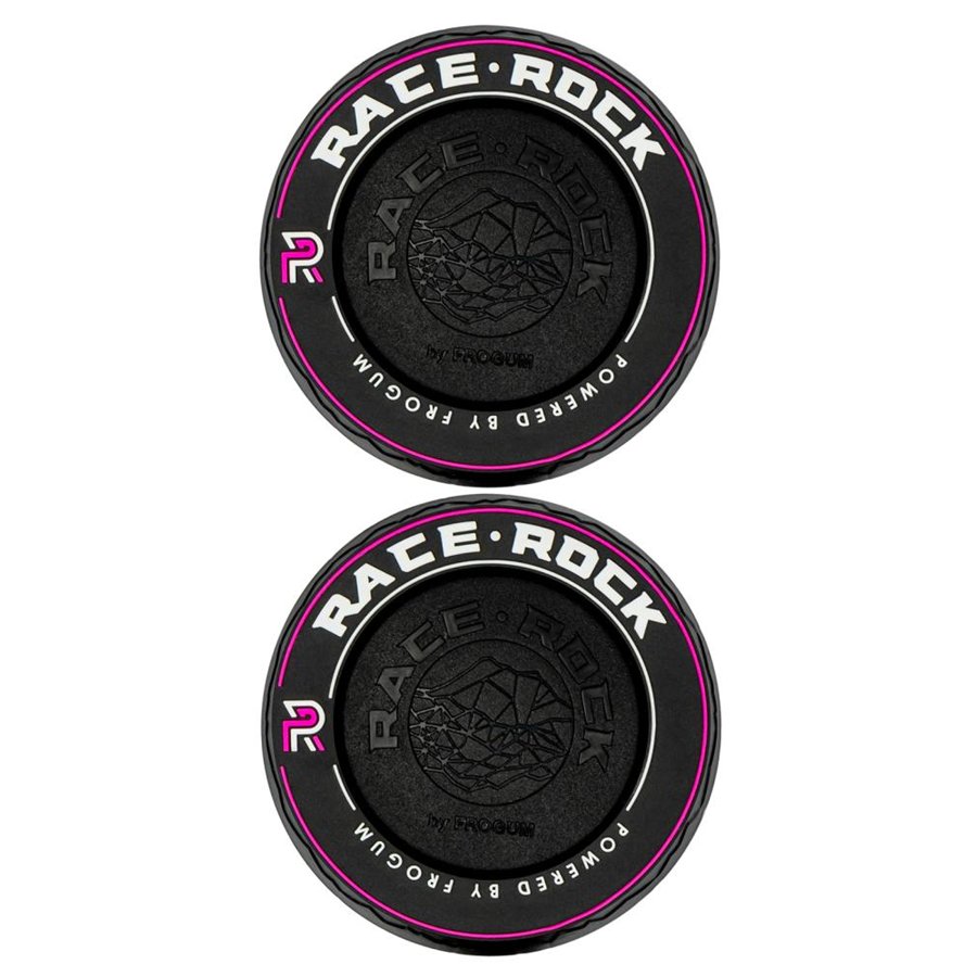 COPPIA ANELLI RACE ROCK VELOUR ROSA