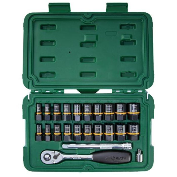 Set bussole 1/4" e 3/8" metrico/SAE BoltBiter 23 pz