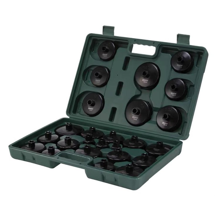 Set universale chiavi per filtro olio 25 pz