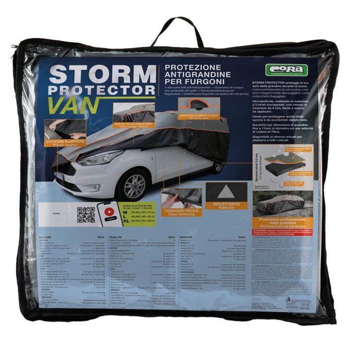 Coprifurgone antigrandine Storm Protector VAN misura XL