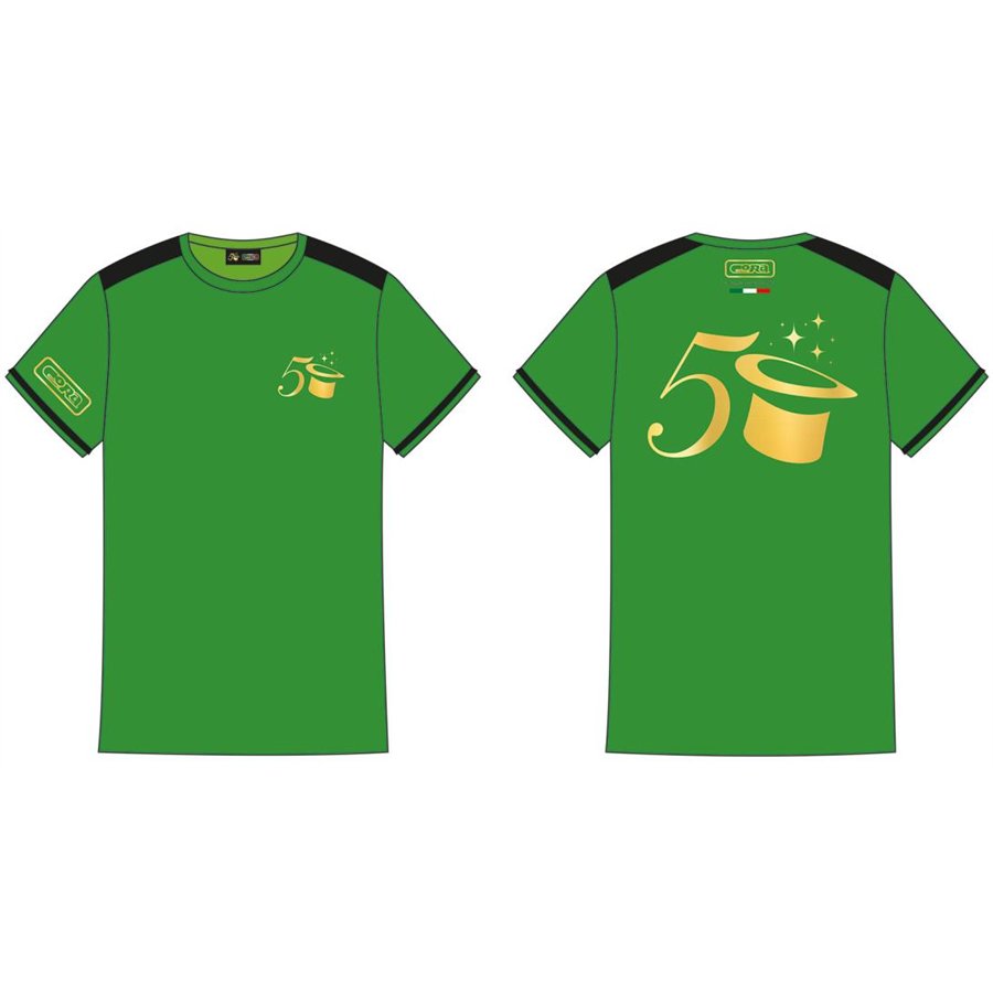 T-shirt unisex 50° verde taglia M