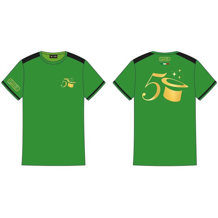 T-shirt unisex 50° verde taglia S