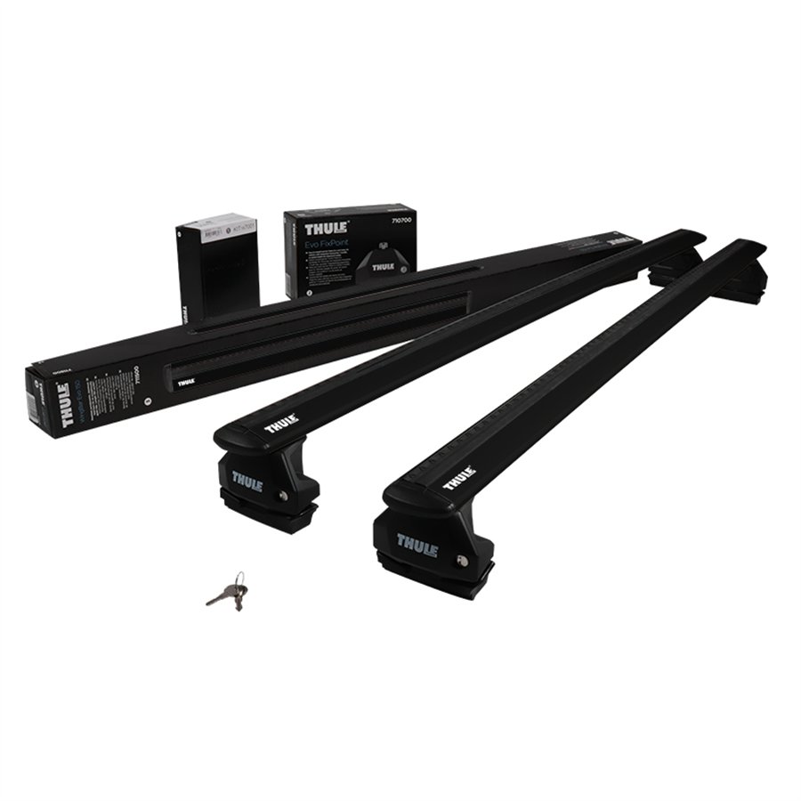 Thule WingBar Evo - Sistema portatutto aerodinamico per un viaggio incredibilmente tranquillo e silenzioso con barre in allumini