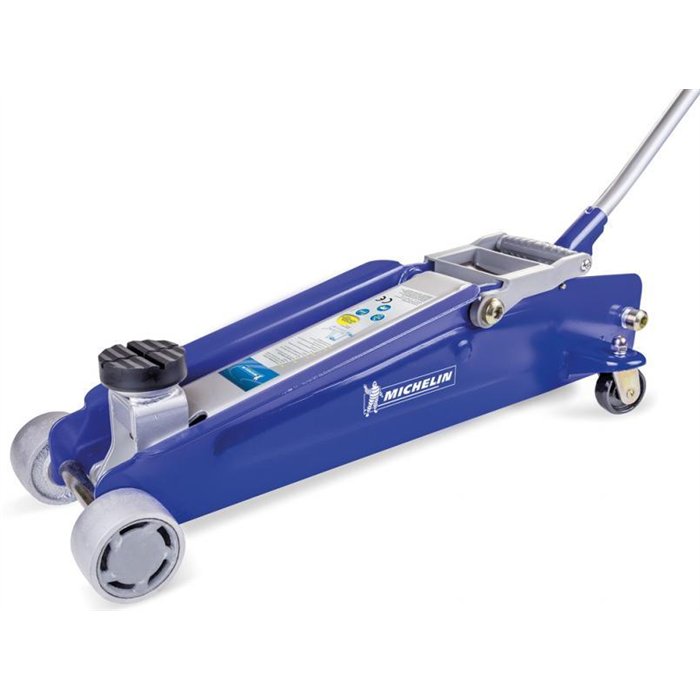 Cric idraulico a carrello 2,5T blu