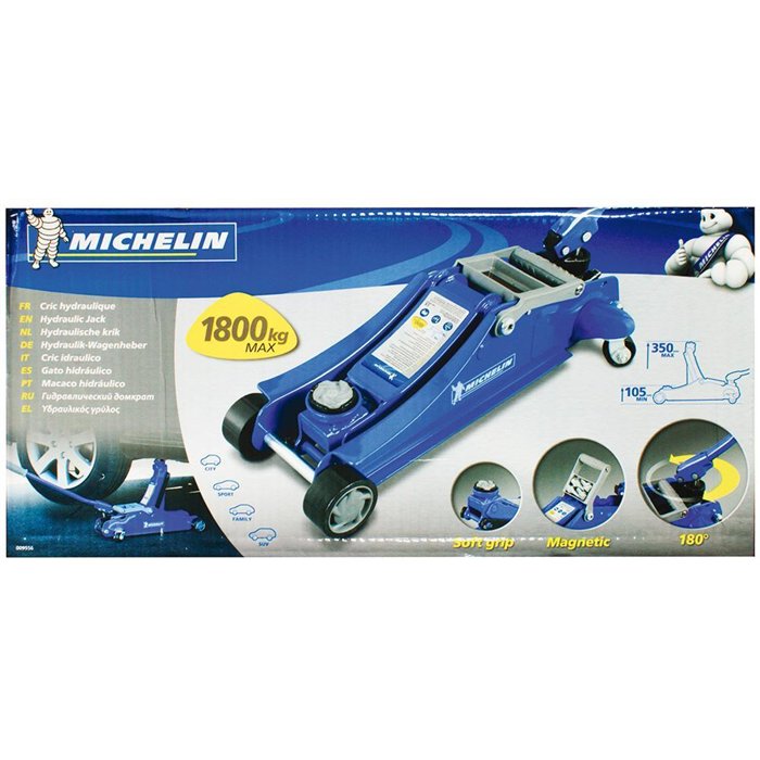 Cric idraulico a carrello 1,8T blu