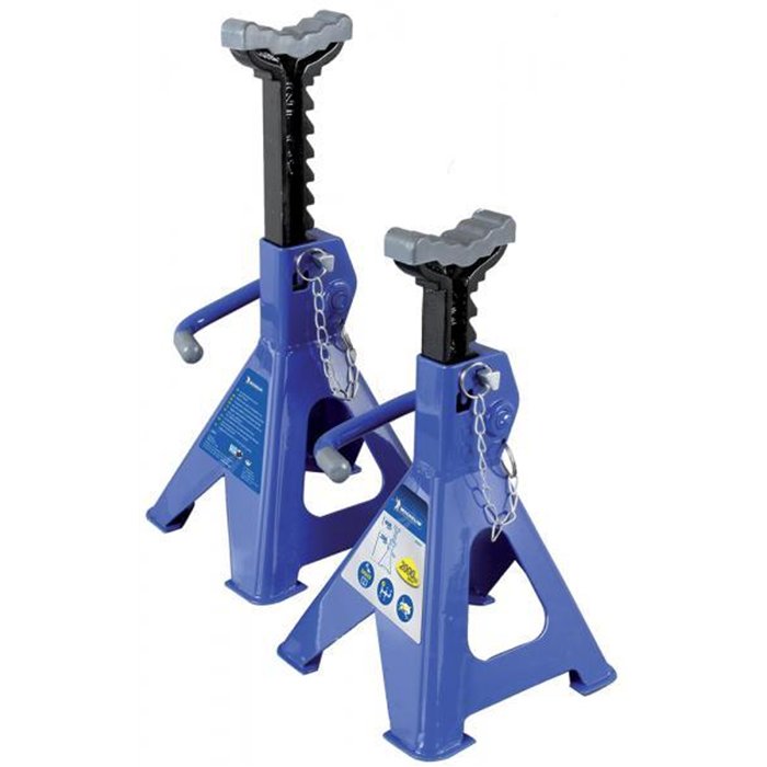 Coppia cavalletti a cricchetto 2T blu