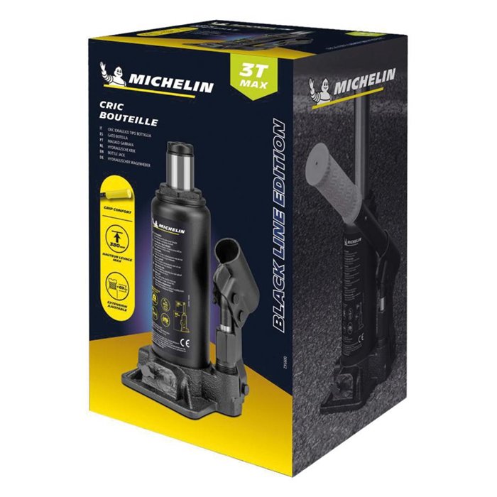 Cric a bottiglia 3T nero