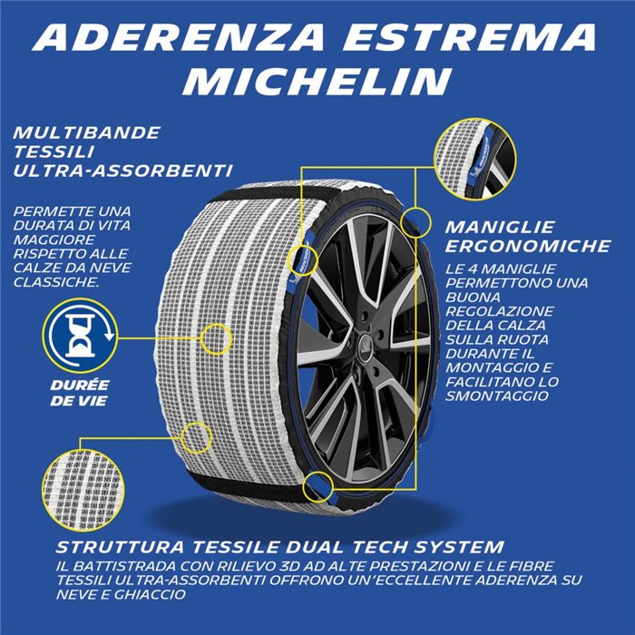 Calze da neve in tessuto SOS Grip Xtrem 3D gruppo X8