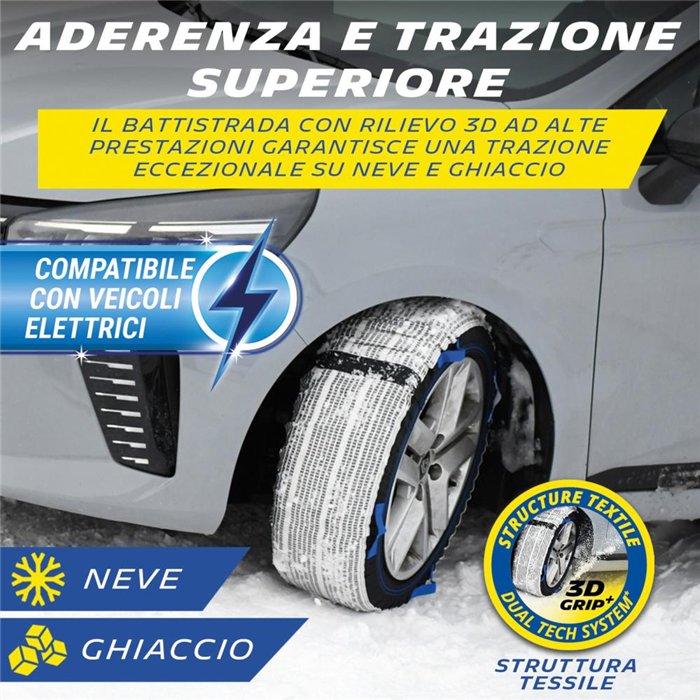 Calze da neve in tessuto SOS Grip Xtrem 3D gruppo X9