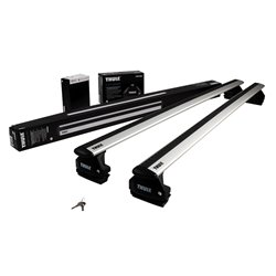 Thule Evo WingBar (con nuovo piede Evo 7107) - Soluzione composta Barre in alluminio sicure e silenziose