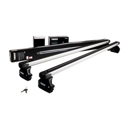 Thule Evo SlideBar (con nuovo piede Evo 7107) - Soluzione composta Barre in alluminio a scorrimento bidirezionale