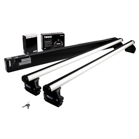 Thule Evo ProBar (con nuovo piede Evo 7107) - Soluzione composta Barre in alluminio a tripla canalina