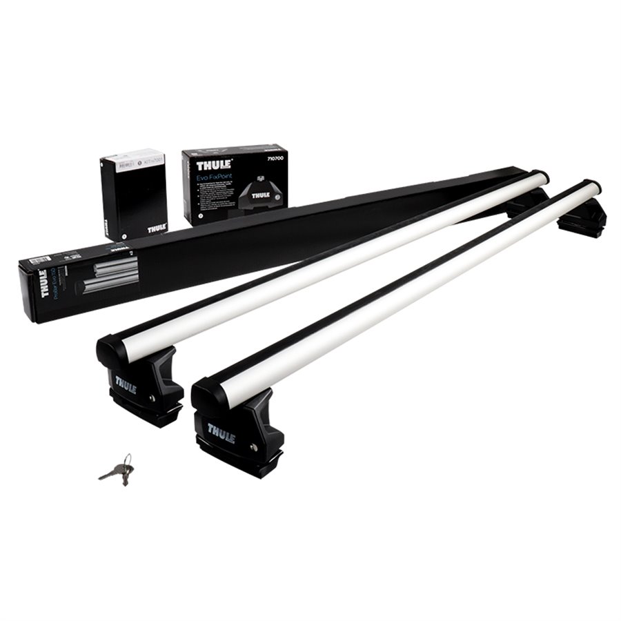 Thule Evo ProBar (con nuovo piede Evo) - Soluzione composta Barre in alluminio a tripla canalina