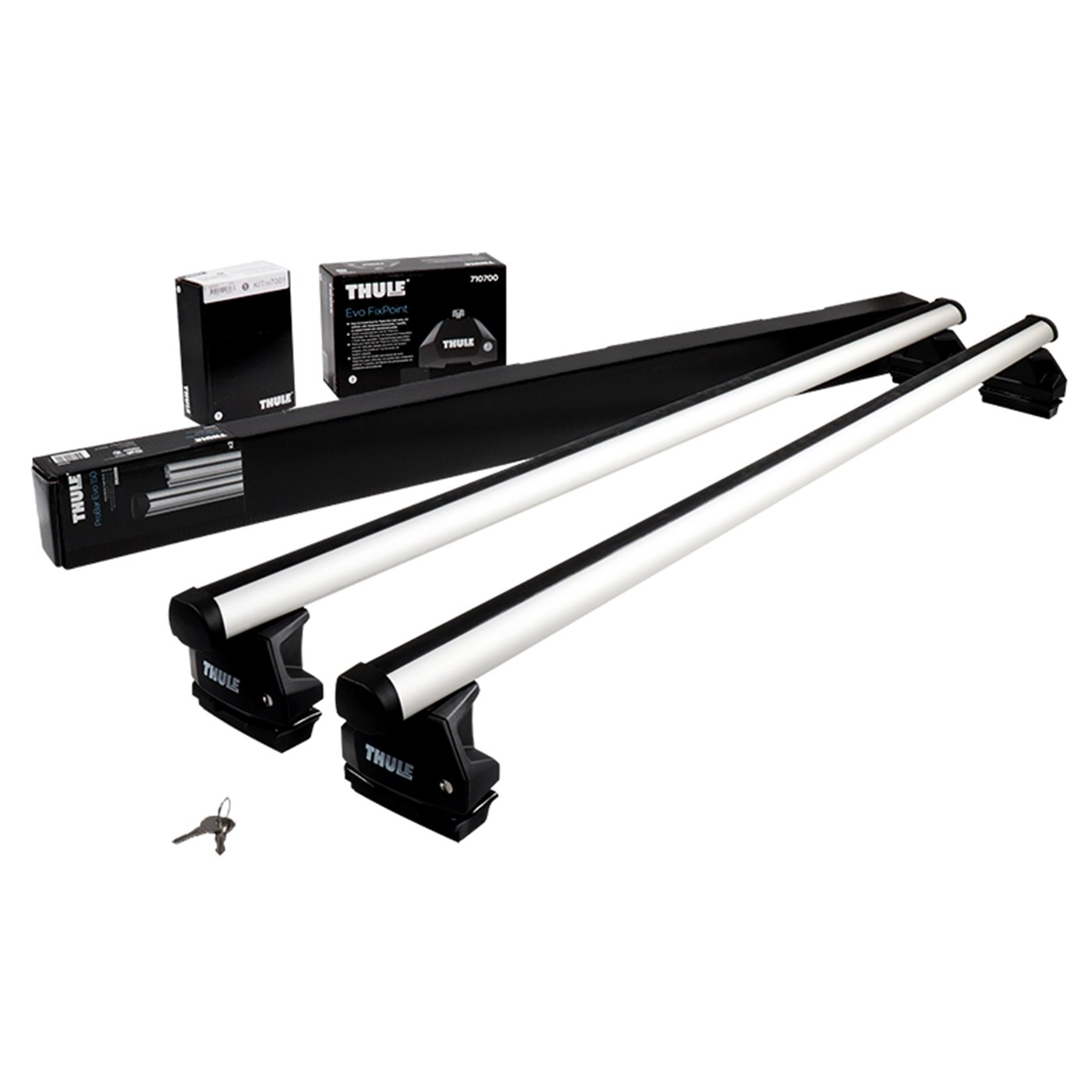 Thule Evo ProBar (con nuovo piede Evo) - Soluzione composta Barre in alluminio a tripla canalina