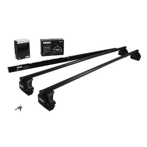 Thule Evo SquareBar (con nuovo piede Evo) - Soluzione composta Barre in acciaio rivestito