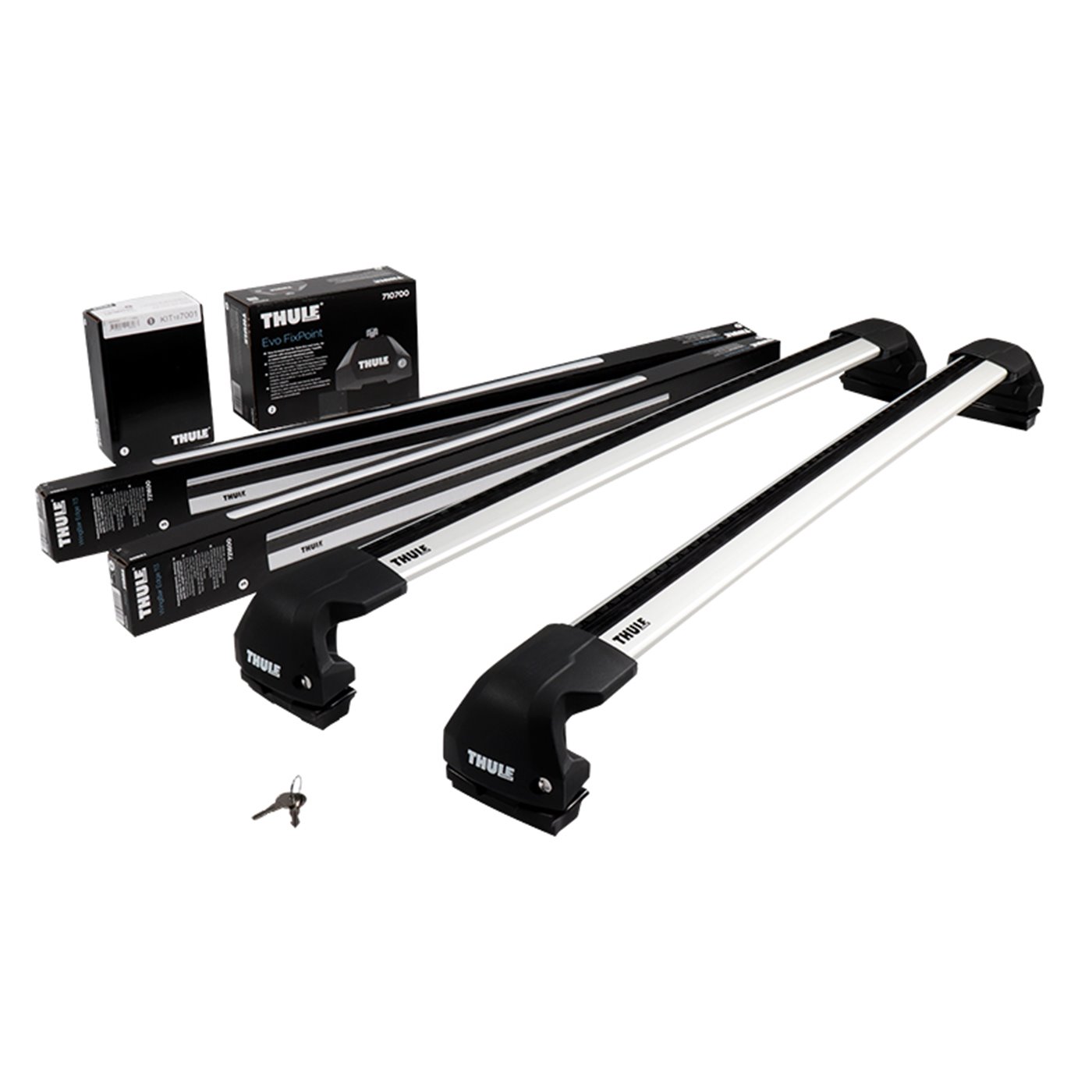 Thule Edge WingBar Evo - Soluzione composta Barre in alluminio color nero