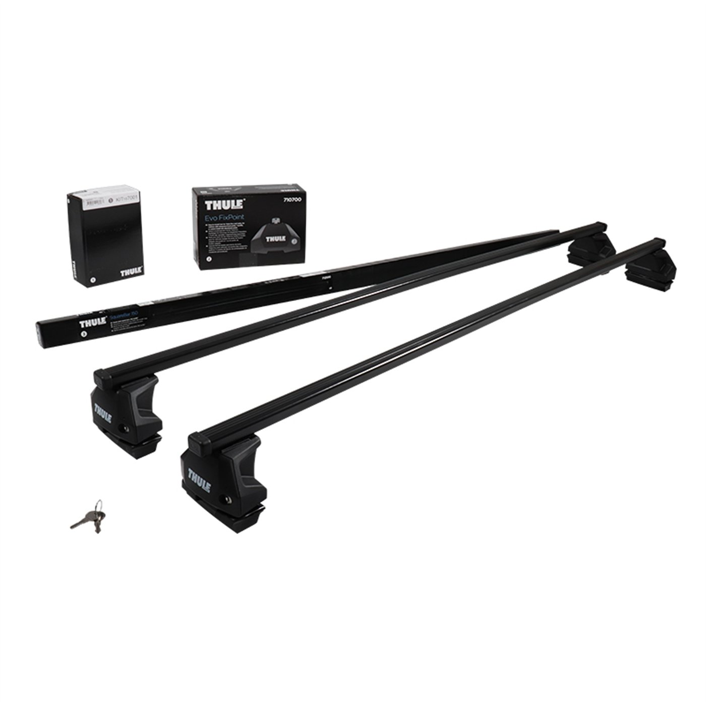 Thule Evo ProBar (con nuovo piede Evo) - Soluzione composta Barre in alluminio a tripla canalina